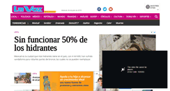 Desktop Screenshot of lavozdelafrontera.com.mx